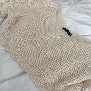 Boohoo bream cropped sweater